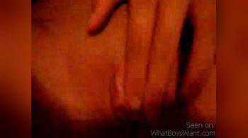 video of Girl fingers herself pt.2