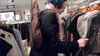 video of From Girlfriend in the Fitting Room for new Clothes