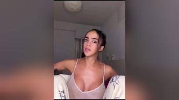 video of hot Latina nip slip