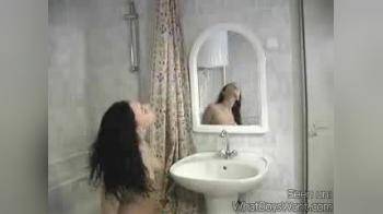 video of female naked in bathroom