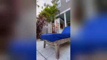 video of Outdoor shower soccer mom