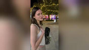 video of taking her tits out in public