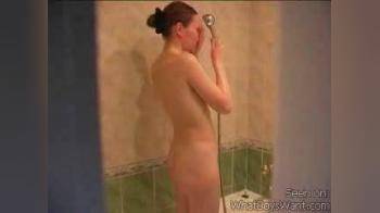 video of Girl in a Shower