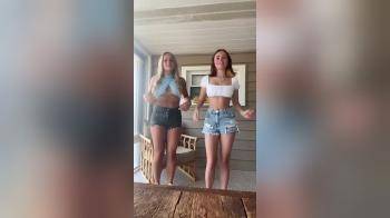 video of Two girls just dancing