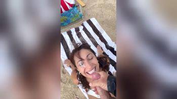 video of BJ on the beach