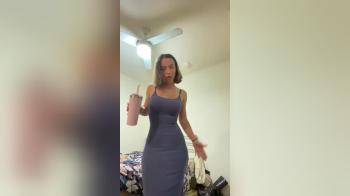 video of Girl in blue dress