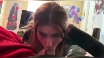 video of Cute Teen Sucks and Rides Cock