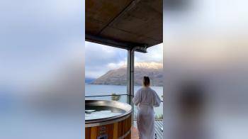 video of hot tub nice view