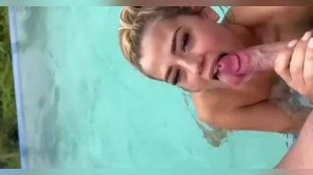 video of Has pool sex on vacation