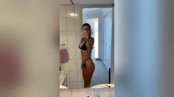 video of hot body black bikini