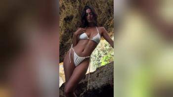 video of white bikini nice abs