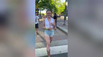 video of Flashing on a public street