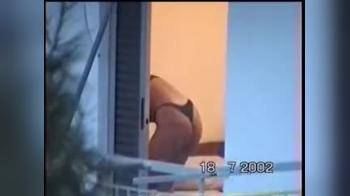 video of Teen exhibited over my balcony