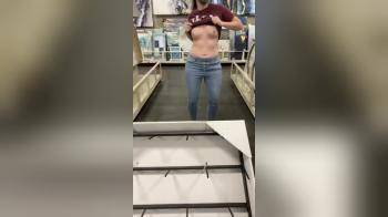 video of Flashing in the store