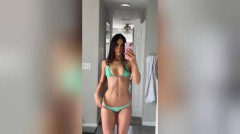 video of hot body mint bikini