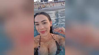 video of Selfie in the water