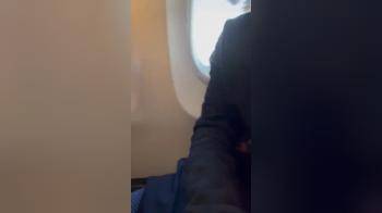 video of feeling extra horny on the plane