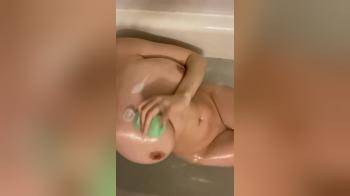 video of Big Wet Bathtub Titties