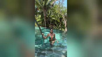 video of body exiting the pool