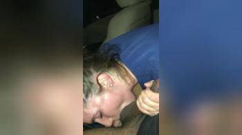 video of Teen sucks BBC in car