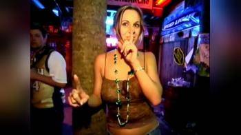 video of sexy girl flashing the bar