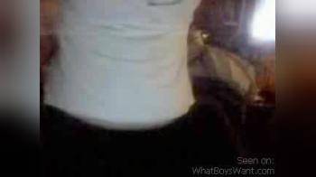 video of Girl flashing her webcam