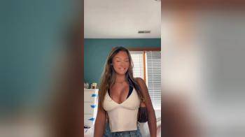 video of cute face nice tits