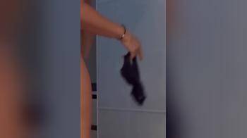 video of Filming his wife getting dressed