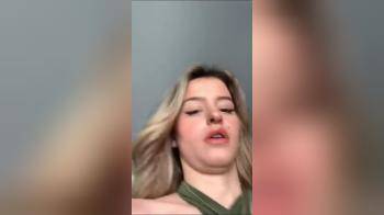 video of she embarrassed about nipslip while on video call