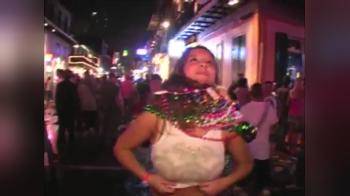 video of big mardi gras titty drop