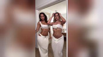 video of pregaming in white dresses