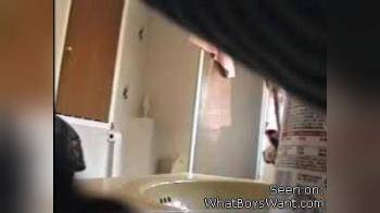 video of bathroom voyeur!