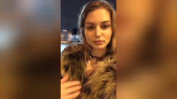 video of Hot Blonde Revealing in Public and Those Tits Are Wow