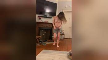 video of She loves being naked in front of the world