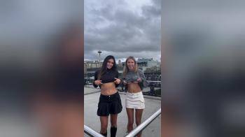 video of naughty college girls flashing perfect bodies