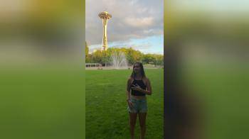 video of Flashing at the space needle