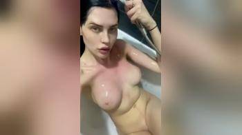 video of My selfie bath without you