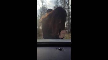 video of Wife getting Fucked by Stranger Infront of her Husband Jerking off in Car