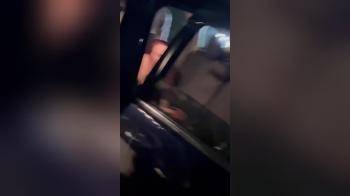 video of White wife fucked by BBC on back seat of car.