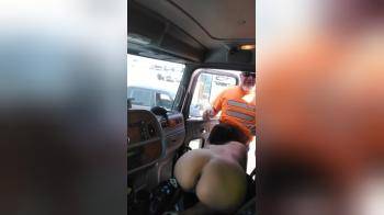 video of Brunette Services A Trucker