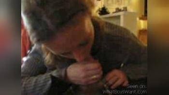 video of girl gives a blowjob