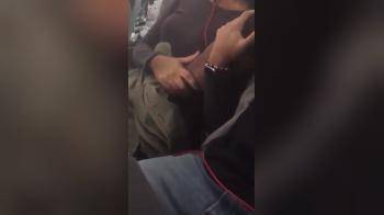 video of Black girl getting pleasured on her flight