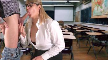 video of She Sucked the Student in the Classroom