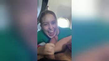 video of babe blowing on a plane 2