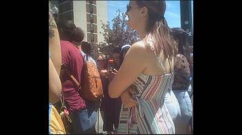 video of Upskirt street traffic