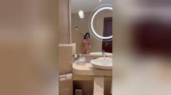 video of Big Tits in bathroom