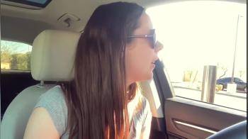 video of Having an orgasm in drive through