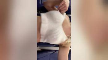 video of in the Airplane bathroom