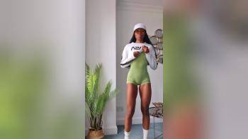 video of skinny fit tight ass ebony goddess