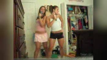 video of two teens strip to bikinis